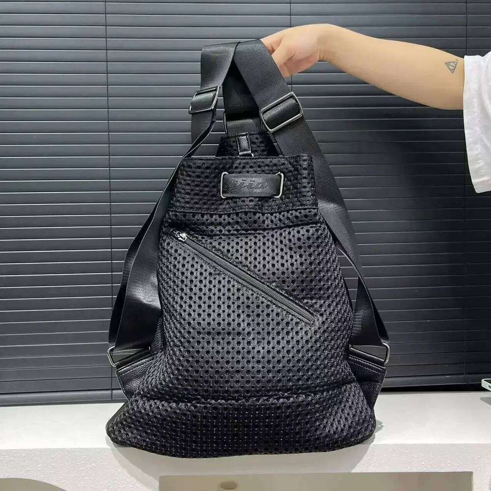 Women's Bags Designer Ladies' Fashionable Nylon Ed Fabric Backpack With Large Capacity Splicing Casual Shoulder Bag