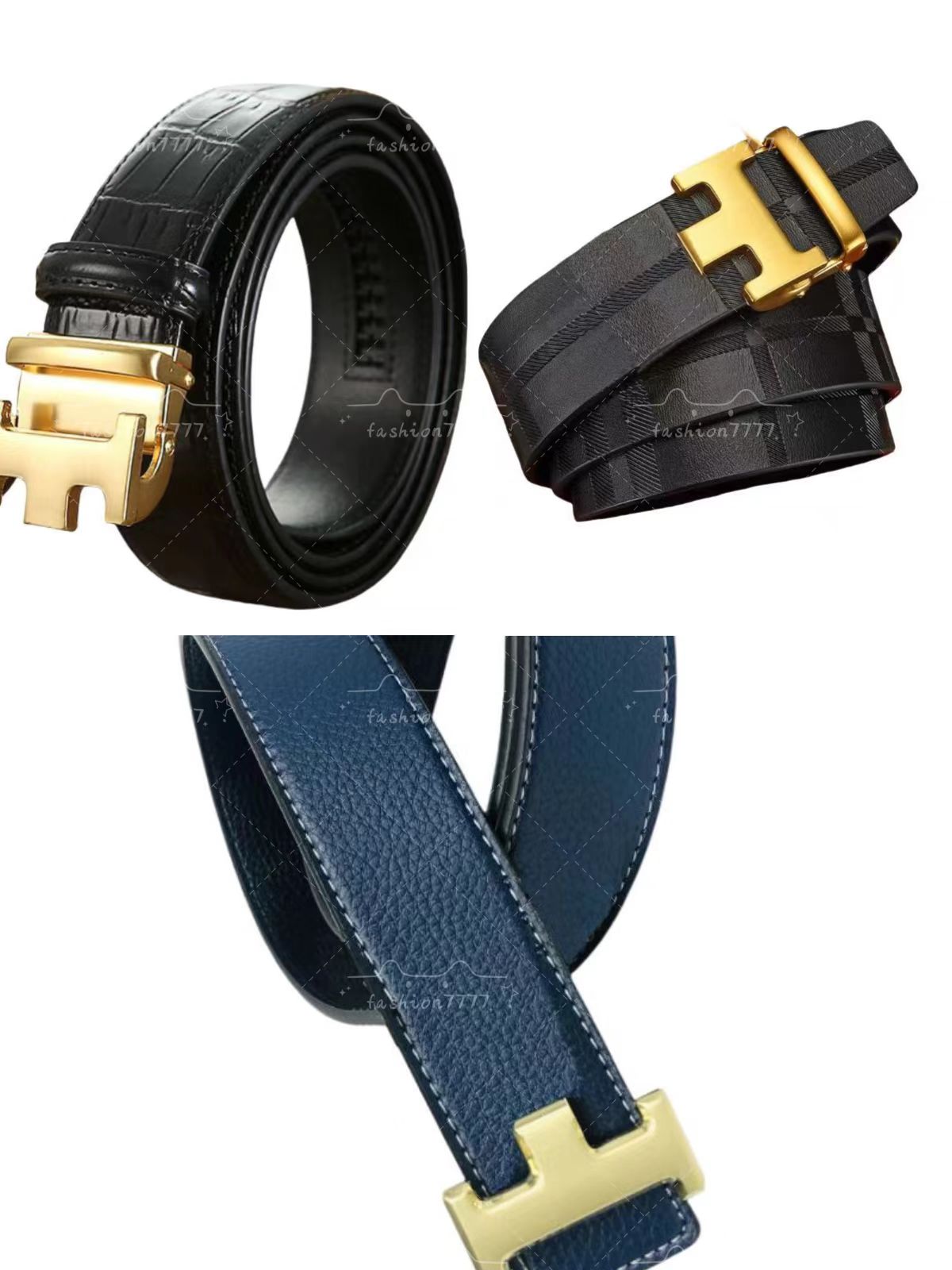 Men's belt designer style internet celebrity same belt for men's multi-color buckle belt decorative suit jeans versatile