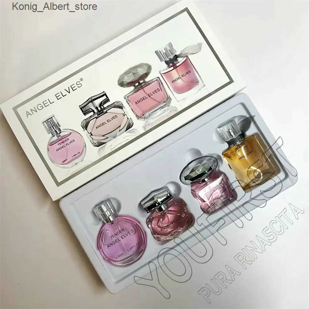 Gift Box 4Pcs Set Perfume Women 120ml Night Club Perfumes For Women Lasting Fragrance Perfume Femme Floral Fruity Scent Spray z25026FFJ6