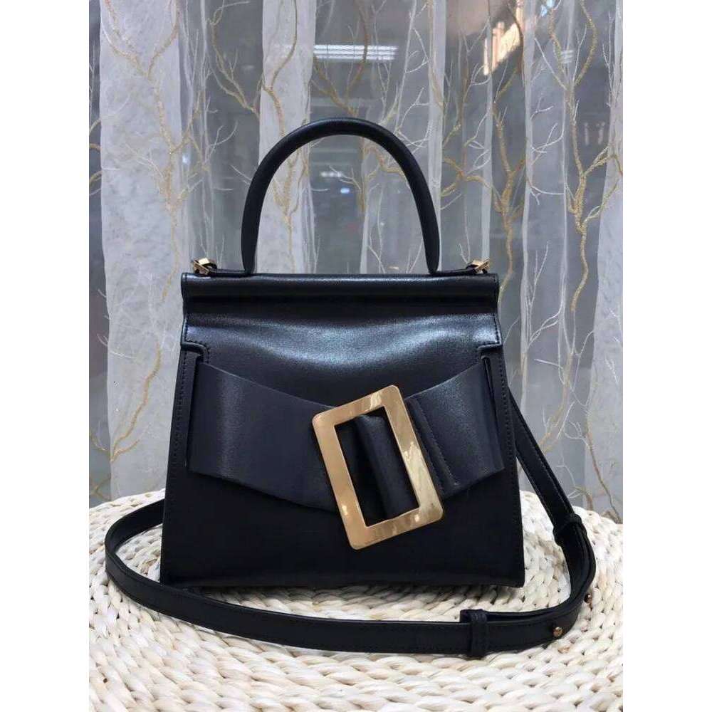 Office Ladies Fashion Tote Elegant Genuine Flap Bag Solid Color Vintage Cow Leather Handbag Women Single Shoulder Bags