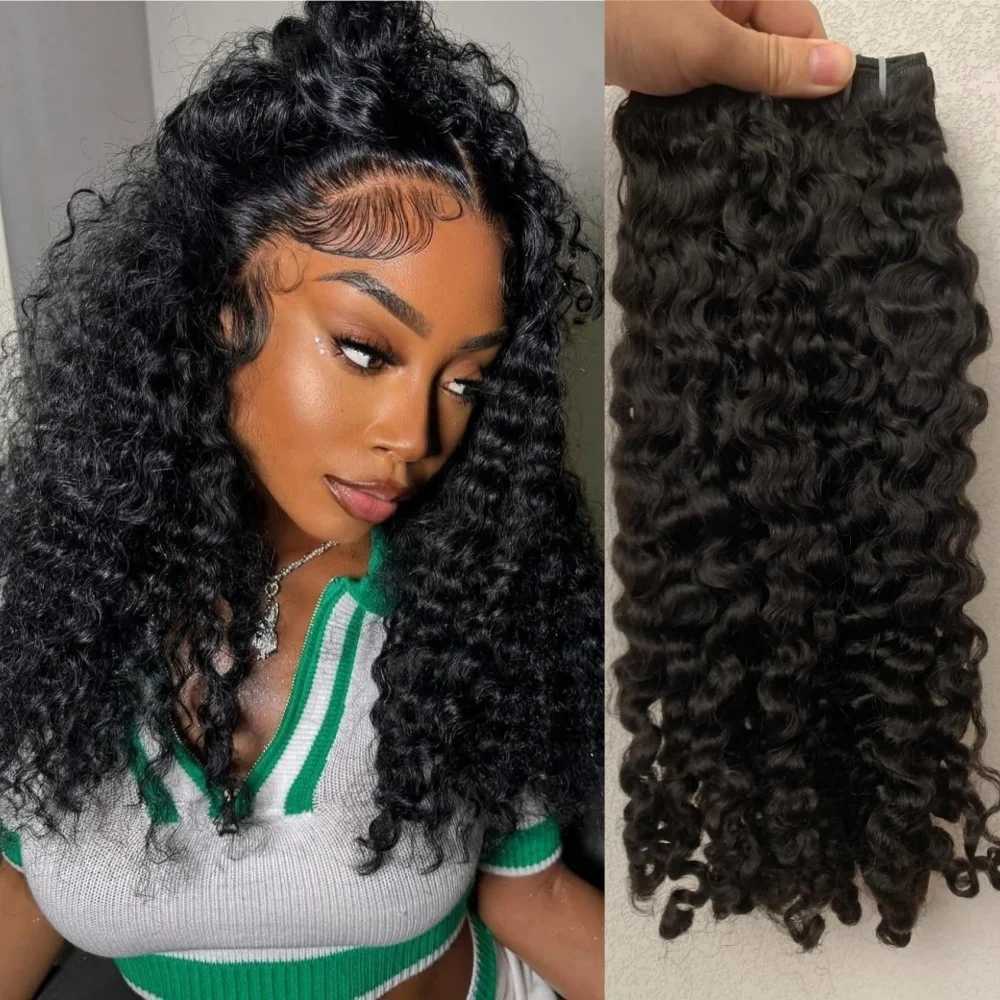3C4A Burmese Curly Hair Bundles Virgin Human Hair Burmese Vietnamese Raw Human Hair Extensions Wholesale For Full Head 18A S25526