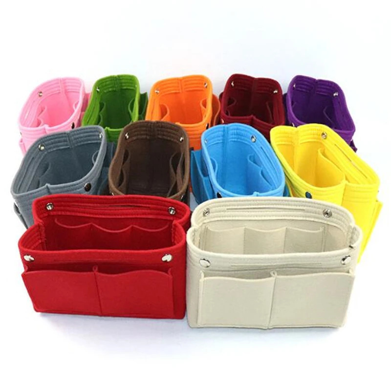 Multifunction Insert Makeup Bag Women Travel Inner Purse Cosmetic Bags For Ladies Portable Storage Organizer Tote 250526