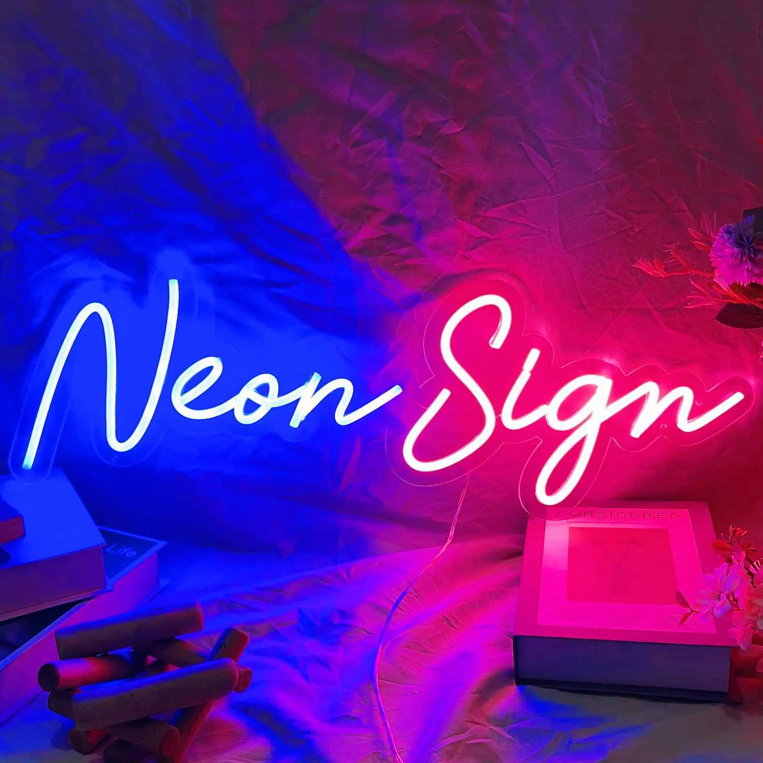 Custom Name Neon Sign Wedding Decoration Neon Wall Decor LED Light Letters Kid Room Bedroom Night Light Personalized for Her W250526