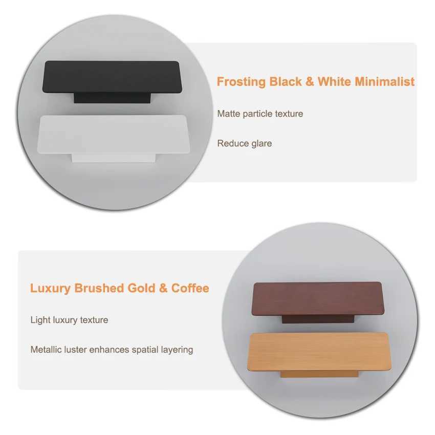 Modern Aluminium Wall Lamp LED Long Slim Wall Lights Up/Down Lighting Hallway Bedroom Living Room Lighting DecorationXJ250526