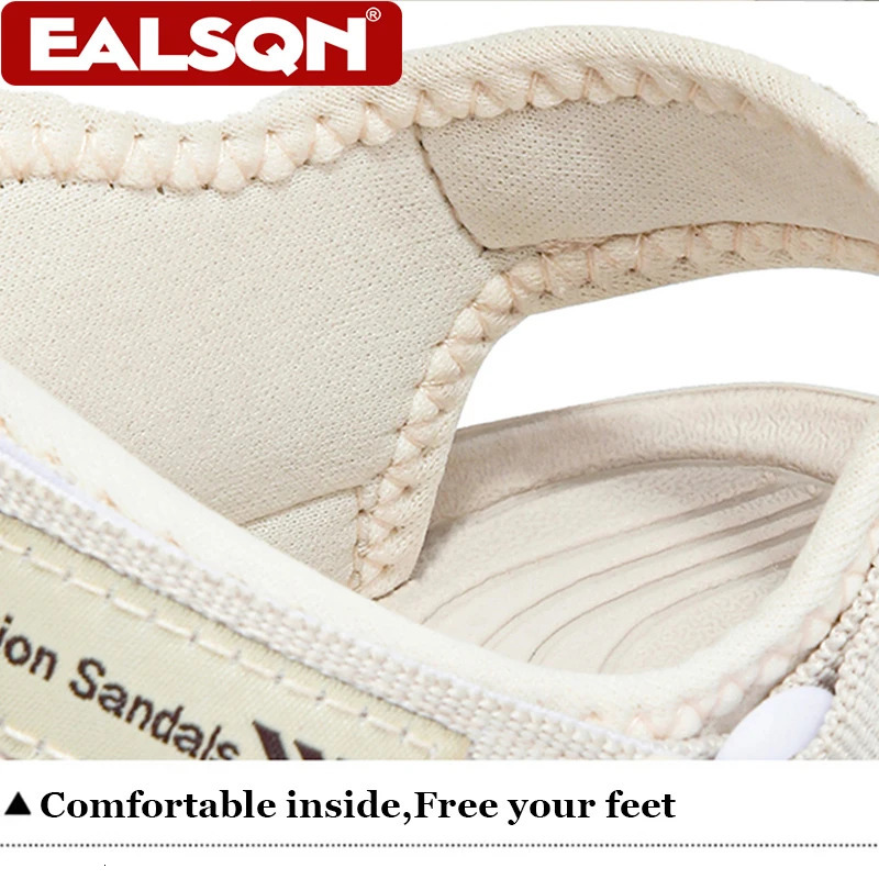 Black Women Sandals Summer Leisure Beach Holiday Comfortale Outdoor Breathable Ladies Walking Shoes 250526