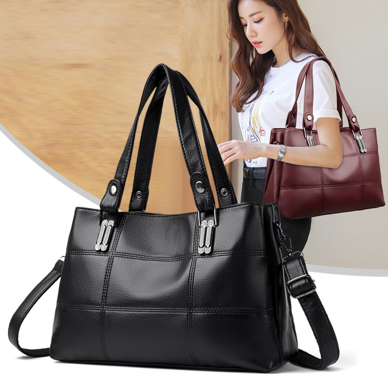 Free Shipping Designer Bag Women's Handbag 2025 New Simple And Fashionable Shoulder Multi-layer Large Capacity Bag Women's Hand-held Crossbo