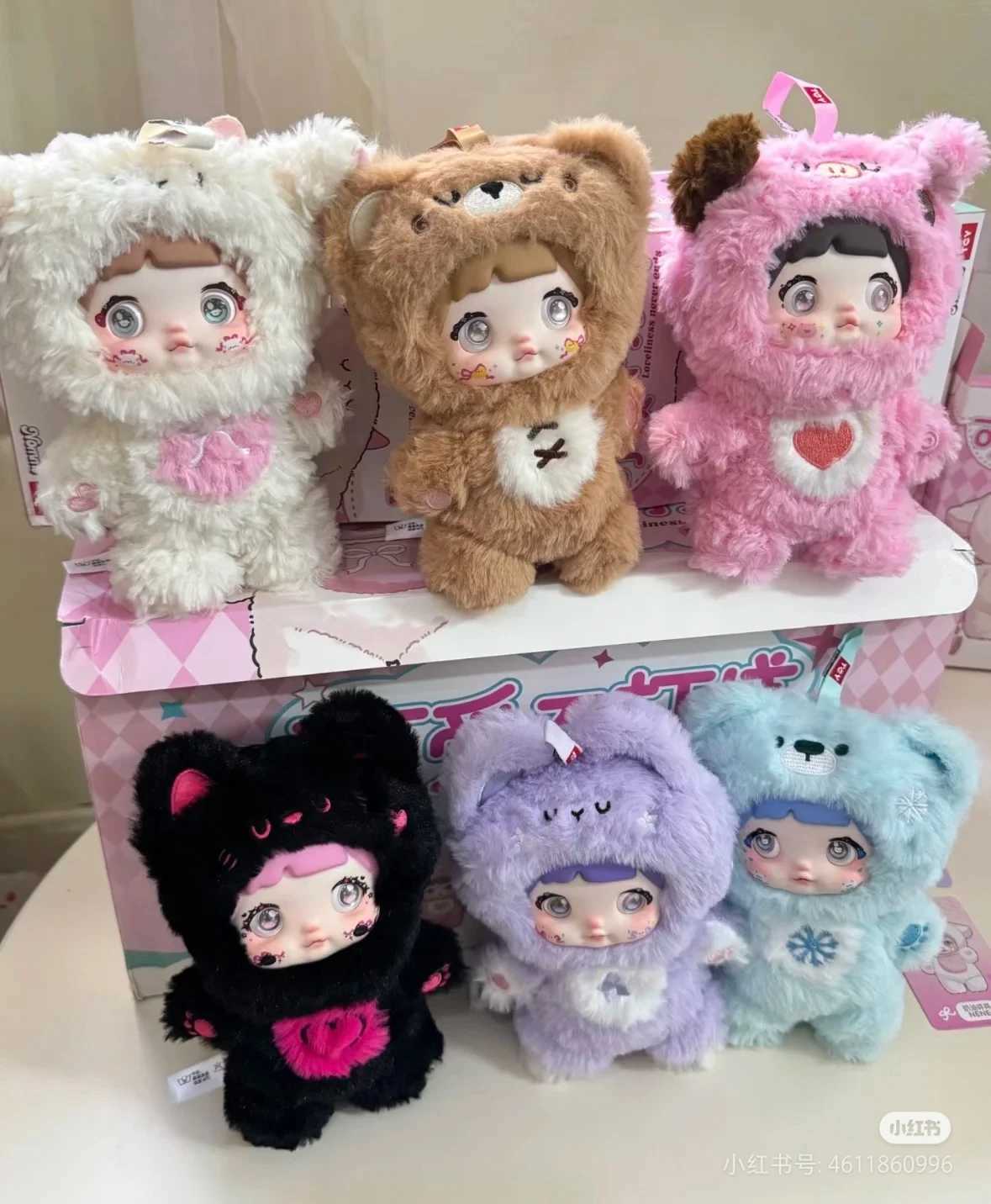 Nommi Blind Box Loveliness Never End 17cm Plush Toy Cute Girl Gifts Sweet Lovely Dolls Mystery Box Decor Anime Action FigureT250526
