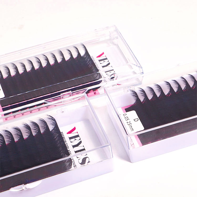 Veyes Russian Volume Individual Eyelash Extensions Faux Mink Matte Lashes 8-20mm Veyelash Professionals Natural Lash Bulk Wholesale for Makeup Beauty