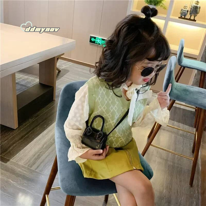 Kids Purses and Handbags Mini Crossbody 2023 Cute Little Girl Small Coin Pouch Toddler Purse Hand Bag PU Children Tote Bags ddmynov