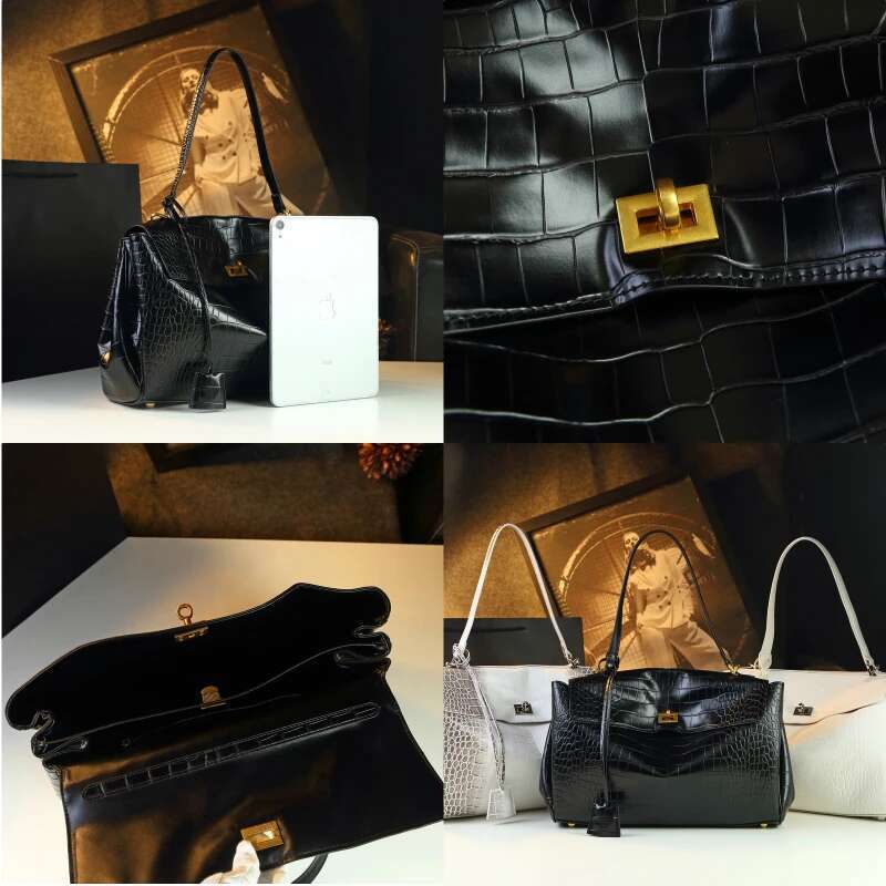New Women s Handbags Crocodile Pattern Leather Large Capacity Shoulder Tote Bag Fashion Portable Bags bag