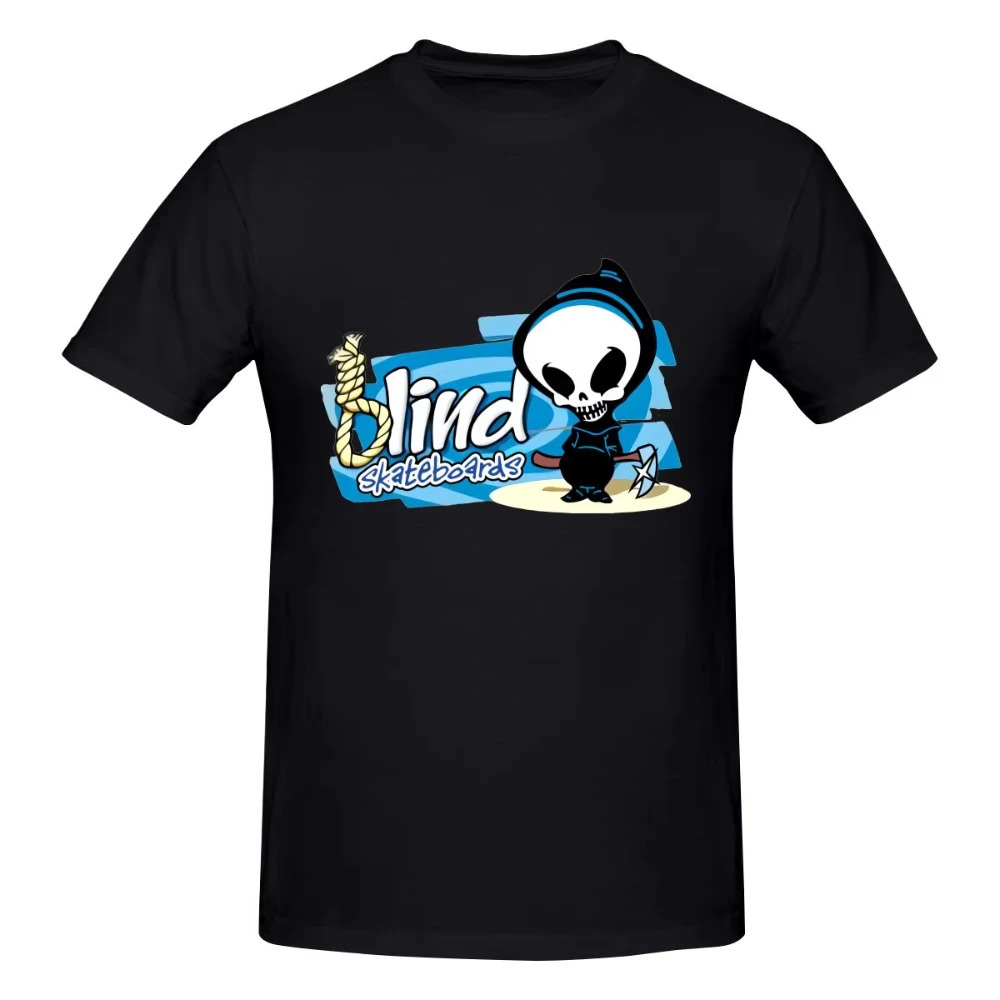 Blind Skateboard World Industry Short-sleeved T-shirt Print Pattern Comfortable T-shirt 2025 Novel Men and Women 250523