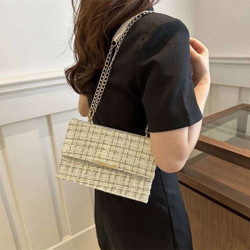 2025 Work-Edit Cube Bag, Adjustable Chain Crossbody with Anti-Scratch Base & RFID Pocket, Officecore Essential for Commuting