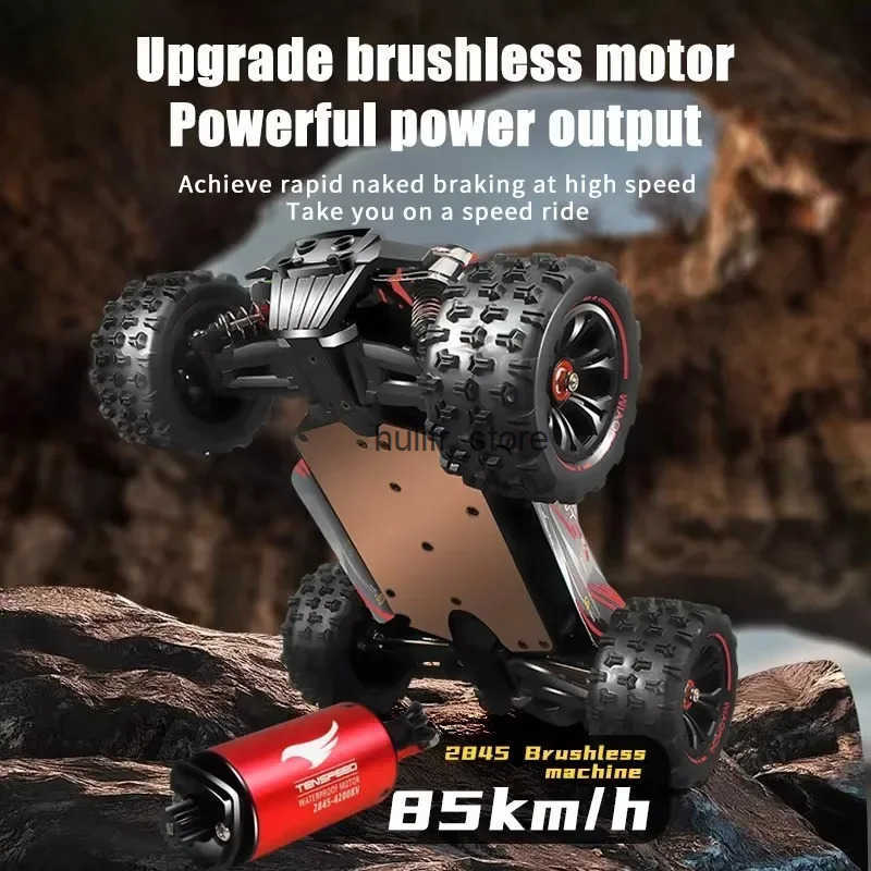 Free shipping 4WD Remote Control Car Off Road 4x4 RC High Speed By Truck Super Brushless 50 or 85KM/H Fast Drift Racing Toy Kids Adults