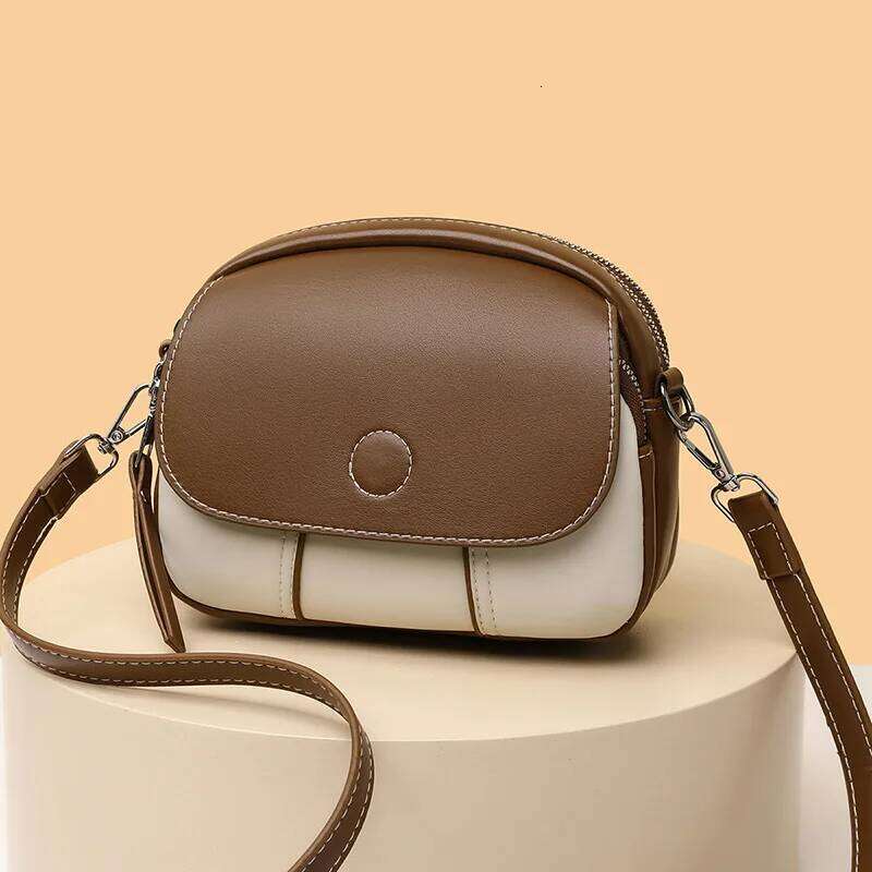 Women's Bags Designer Advanced Western Style New Niche Design, Crossbody Mini Round Bag, Single Shoulder Women's Bag
