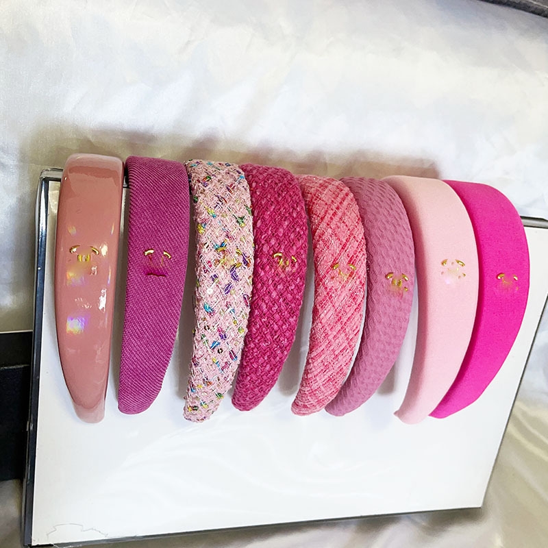 designer hairband Wide-brimmed pink Headband French style woman hair accessories hairclip