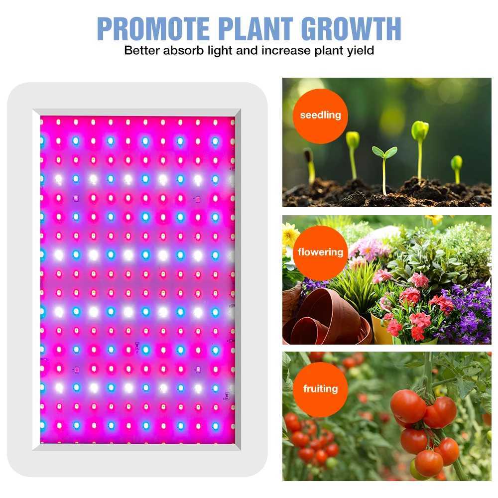 4000W Grow Light Full Spectrum Lamp For Plants 5000W Phyto Light Greenhouse UV Lamp Plants Seeds Veg LED Fitolamp US/EU/UK PlugXJ250526
