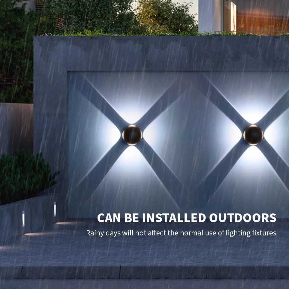 LED Wall Light Lamp 4W 5W 6W 8W 12W AC85-265V Cold White Warm White Neutral Light ABS Material High Brightness Outdoor For HomeXJ250526