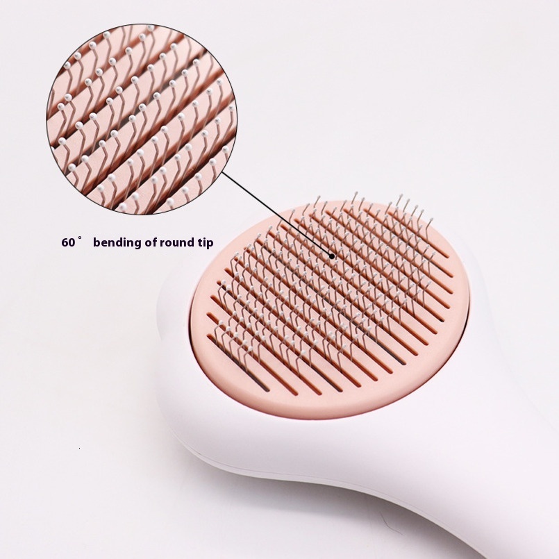 Pet Grooming Automatic Needle Comb Shedding Dog Floating Hair Removal Cat Grooming Brush Supplies