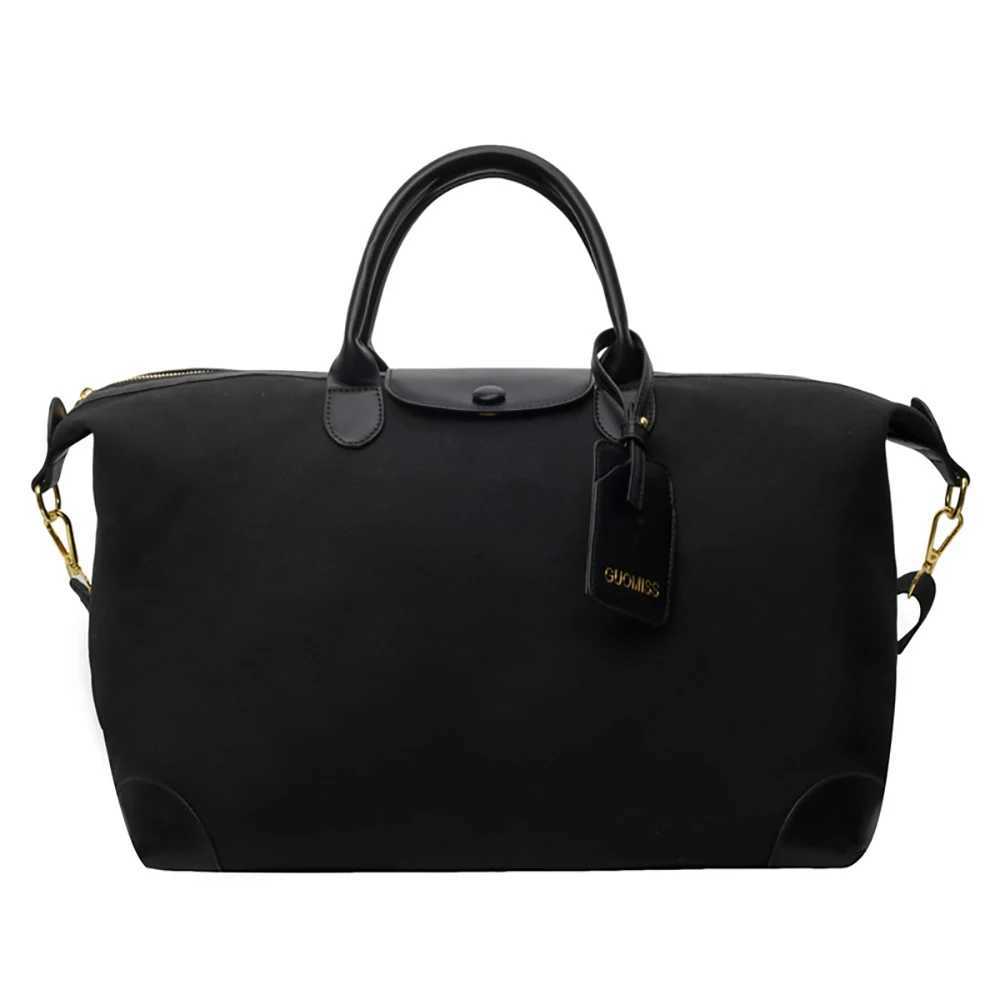 Lightweight Sports Fitness Bag 2025 New Pure Color Large Capacity Handbag Travel Bag Embroidery Custom Carry-On Bag Luggage W250524