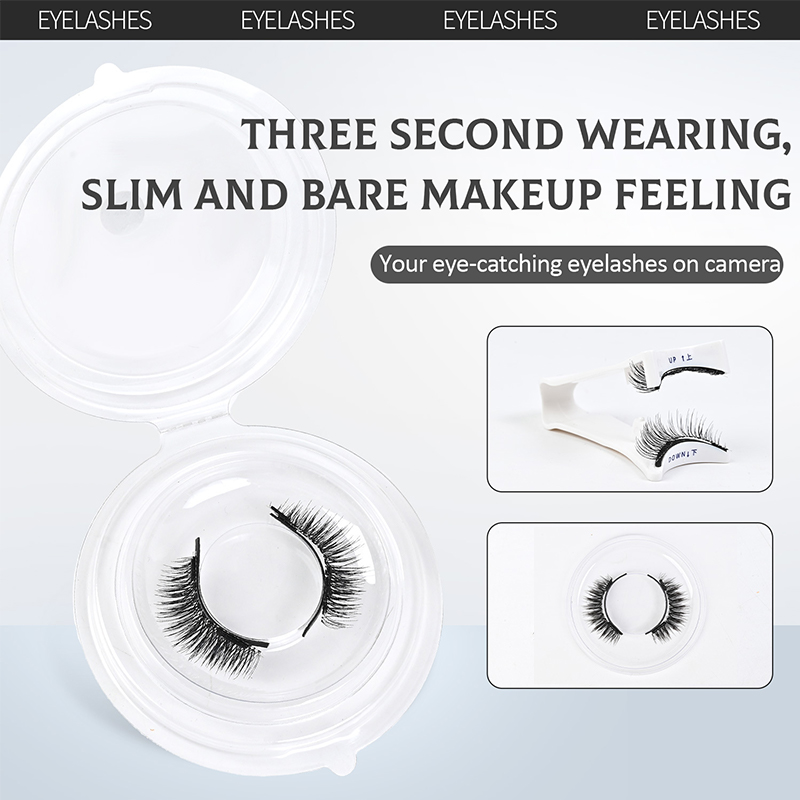 Magnetic false eyelashes are super slim and convenient, with integrated magnetic suction eyelashes imitating mink fur