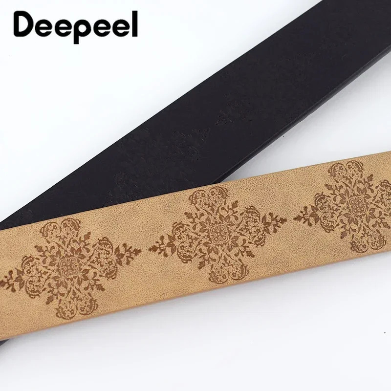1Pc Deepeel 3.5*100/115cm Fashion Corset Wide Female Belt Alloy Smooth Buckle Belts with Stones Buckles Decorative Waistband 250520
