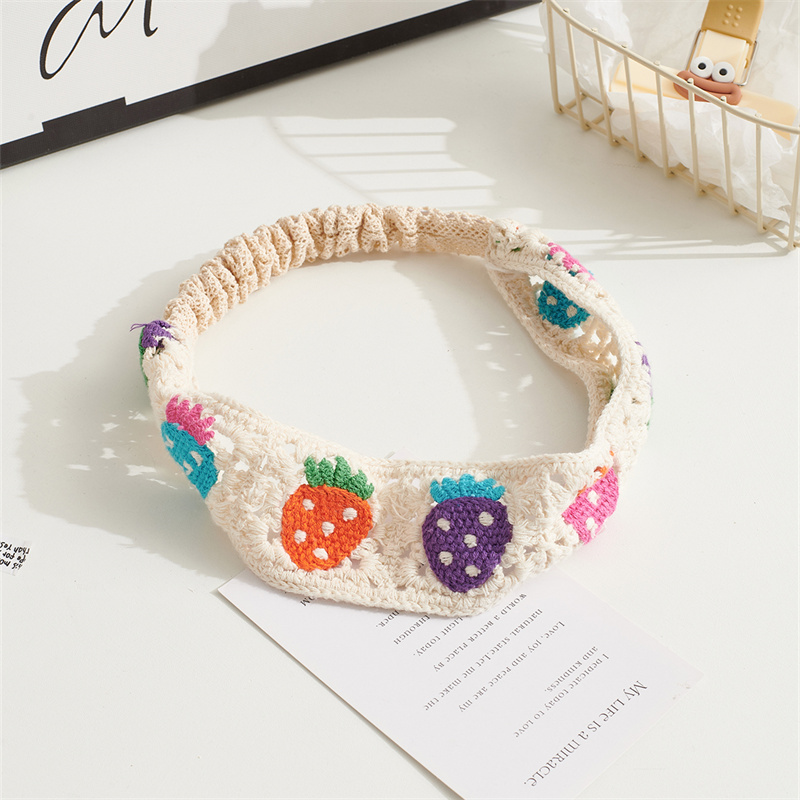 Women's Bohemian Knit Headband Cozy Ear Warmer Headband for Music Festival/Christmas/Travel Vintage Hippie Hair Accessories