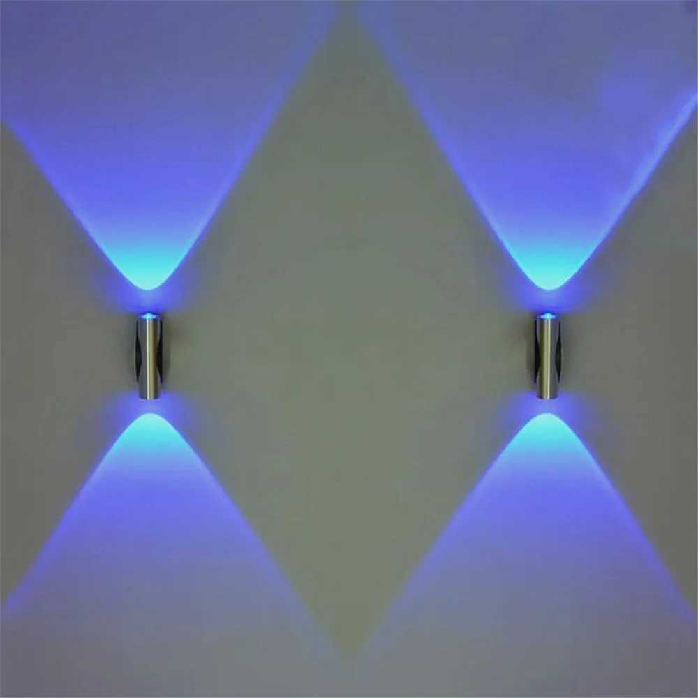 Modern LED Wall Light 6W Dual-Head Sconces Lamp AC85-265V Hall Corridor Stairway Bedroom Reading Indoor Wall Decor LightingXJ250526