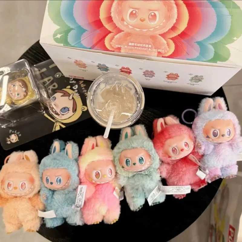 Labubu The Monsters Heartbeat Macaron Enamel Face Blind Box Pvc Figurine Tabletop Ornament Kawaii Doll Birthday Christmas GiftXJ250524