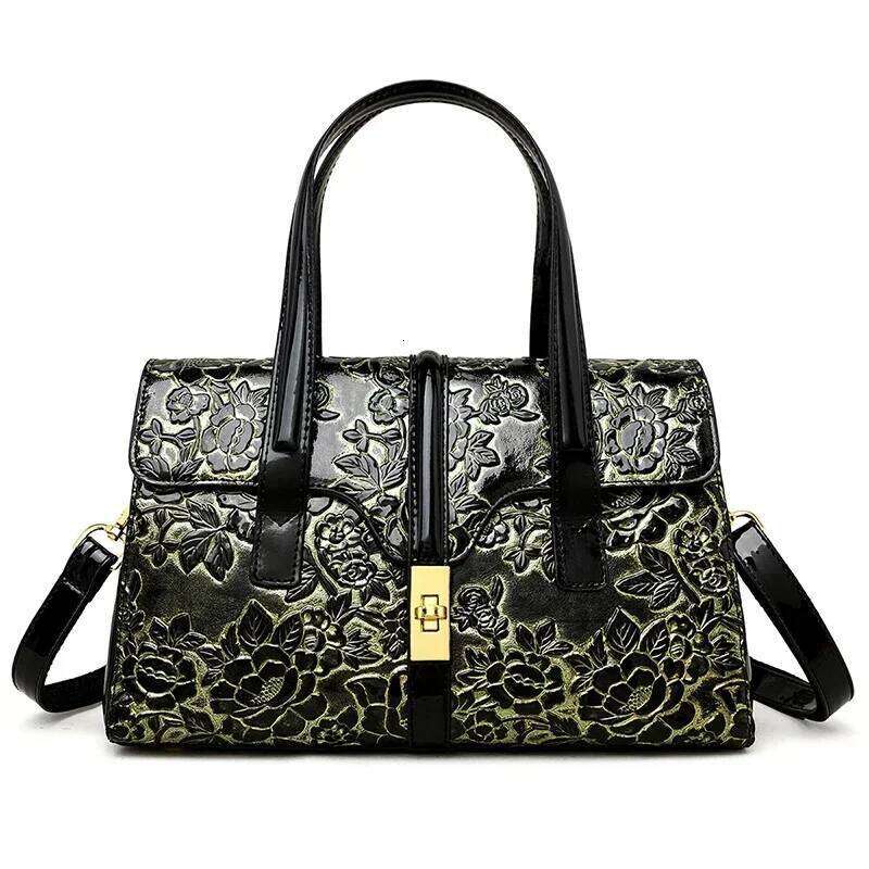 2025 Chic Minimalist Crossbody Bag - Leather Tote With Trendy Vintage Letter Design, Fashionable Solid Color Purse