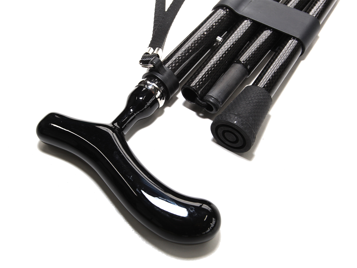 Natural Style Collapsible Walkers by Ageless Adventure: Premium Carbon Fiber Traveling Support