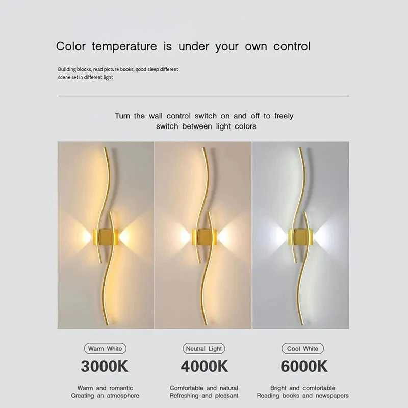 Modern LED Wall Lights Wall Lamps for Bedroom Bedside Indoor White LED Wall Sconces for Corridor Aisle Interior Lighting HomeXJ250526