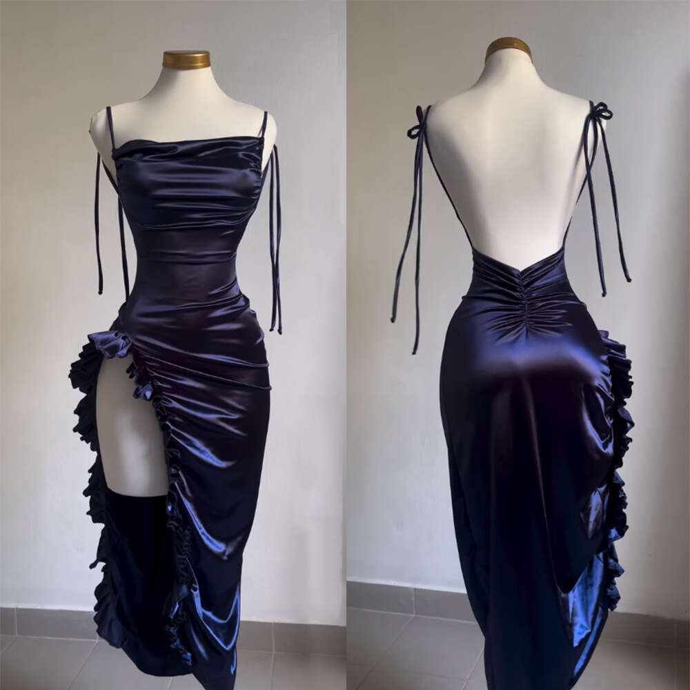 Backless Sexy Dress New Summer High End Y K Sexy Backless Strap Spicy Girl Dress Sexy Flowy Dresses