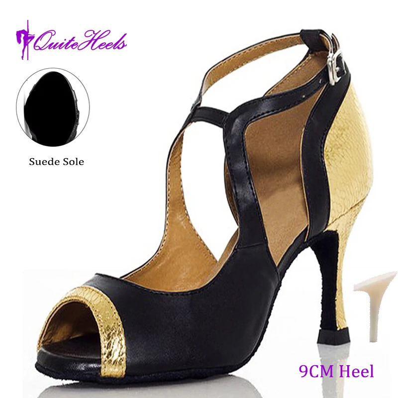 Latin dance shoes adult womens professional indoor softsoled wearresistant high heels 250526