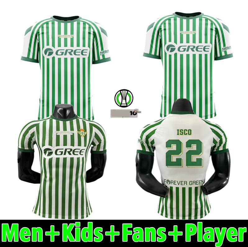 25 26 Real Betis Soccer Jerseys ISCO 2025 2026 ANTONY JOHNNY PEZZELLA EZ ABDE FEKIR AVILA CHIMY Football Shirts AYOZE BAKAMBU SABALY Men Uniforms Kids Socks Full Kits