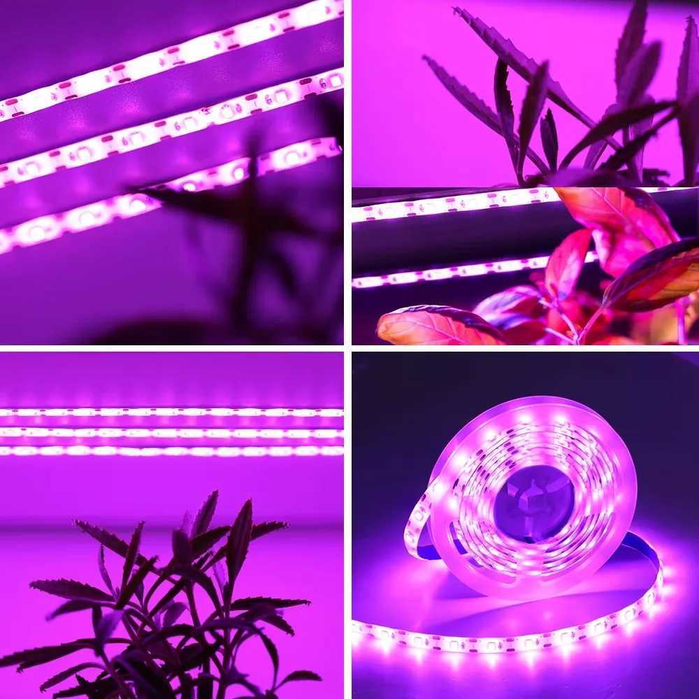 Outdoor Waterproof USB LED Grow Plant Light Strip DC5V 1M 2M 3M Full Spectrum Seedling Grow Tent Greenhouse Hydroponic Phyto LampXJ250526