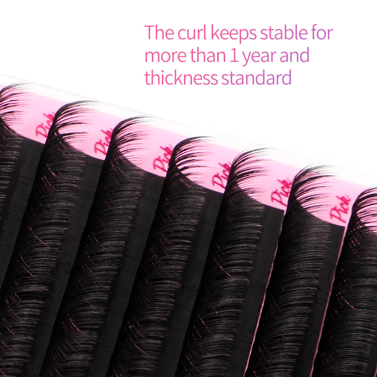 Veyes Premium Dark Mega Volume Faux Mink Eyelash Extensions - Classic Individual Fans for Long Lasting Wear