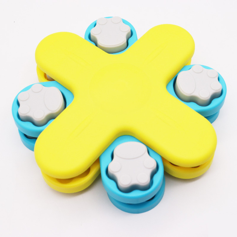 Pet Puzzle Food Hiding Toy Self-Entertainment Training Dog Supplies Foraging Turntable Feeding Dish
