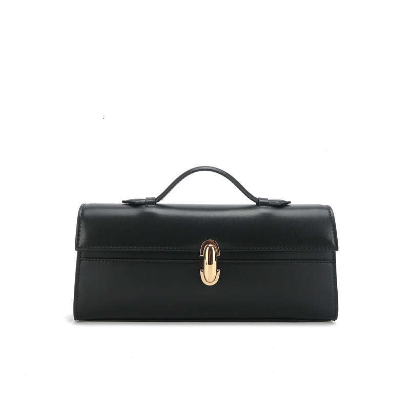 Women's Bags Designer Italian New Luxury Long Handbag Slim Niche Design Genuine Leather Women's Small Square Bag