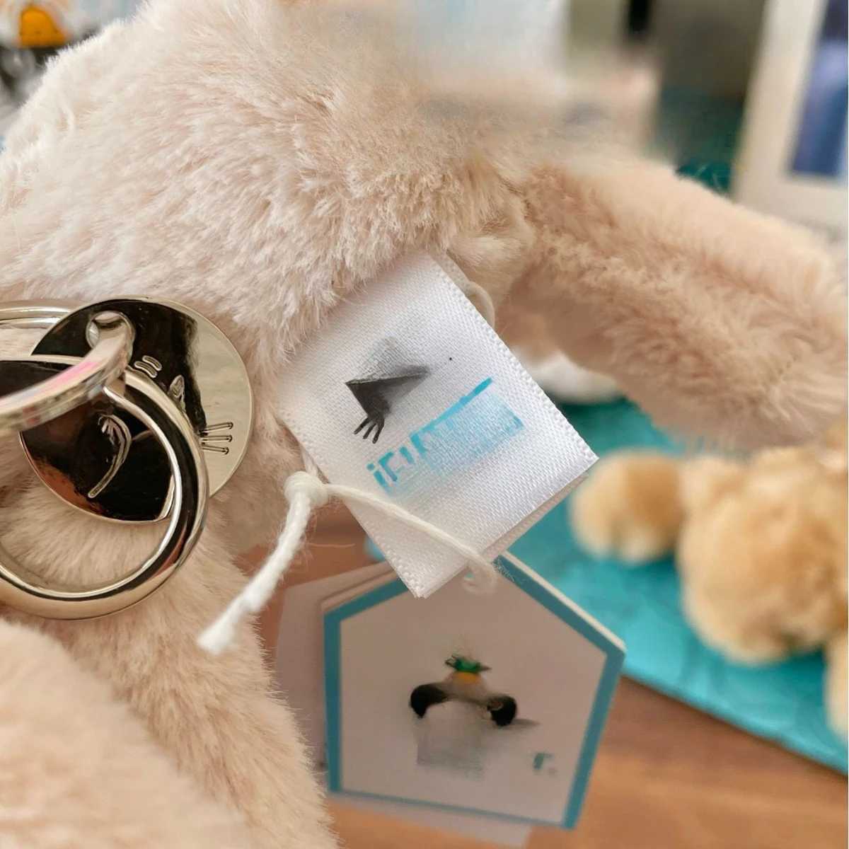 new Smudge rabbit pendant cute pendant soothing plush toy cute keychain doll with tags stuffed animal kawaiiXJ250524
