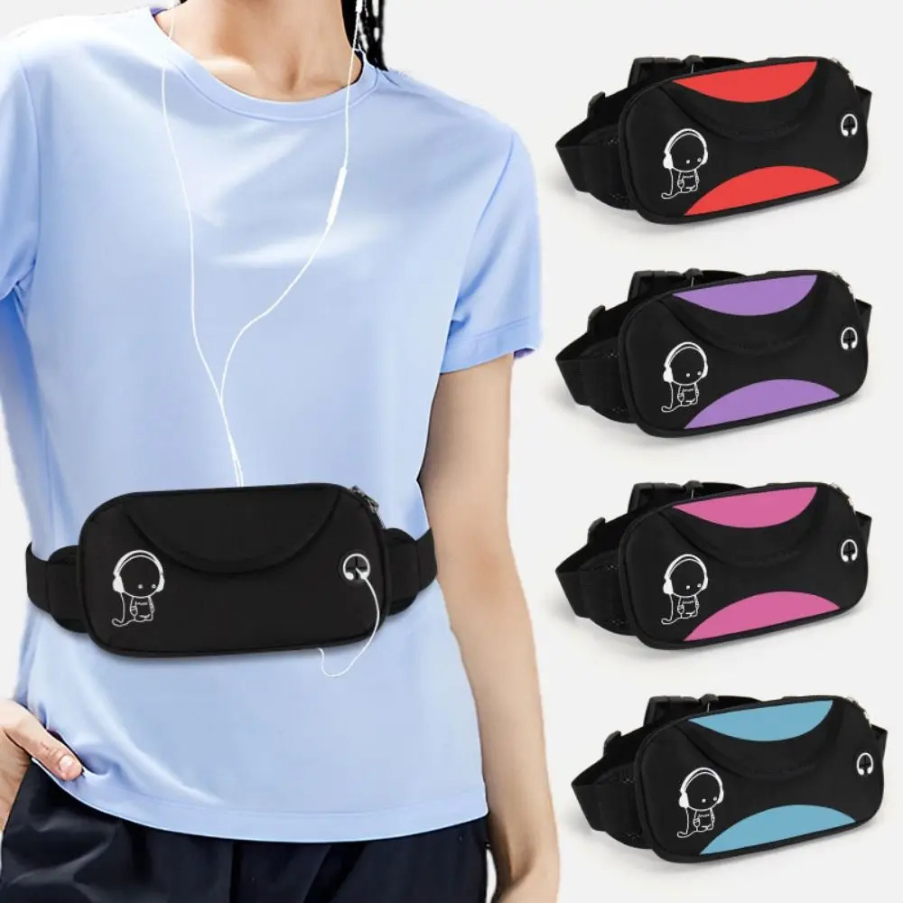 Waterproof Running Waist Bag Lightweight Invisible Marathon Jogging Bag Adjustable Portable Sports Fanny Pack 250526