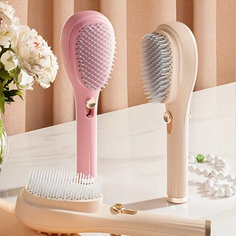 Telesic Comb Magic Massage Comb Scalp Shattered Hair Cleaning Comb Portable Home Anti Static Not Hurting Hair Fluffy Scalp R250526