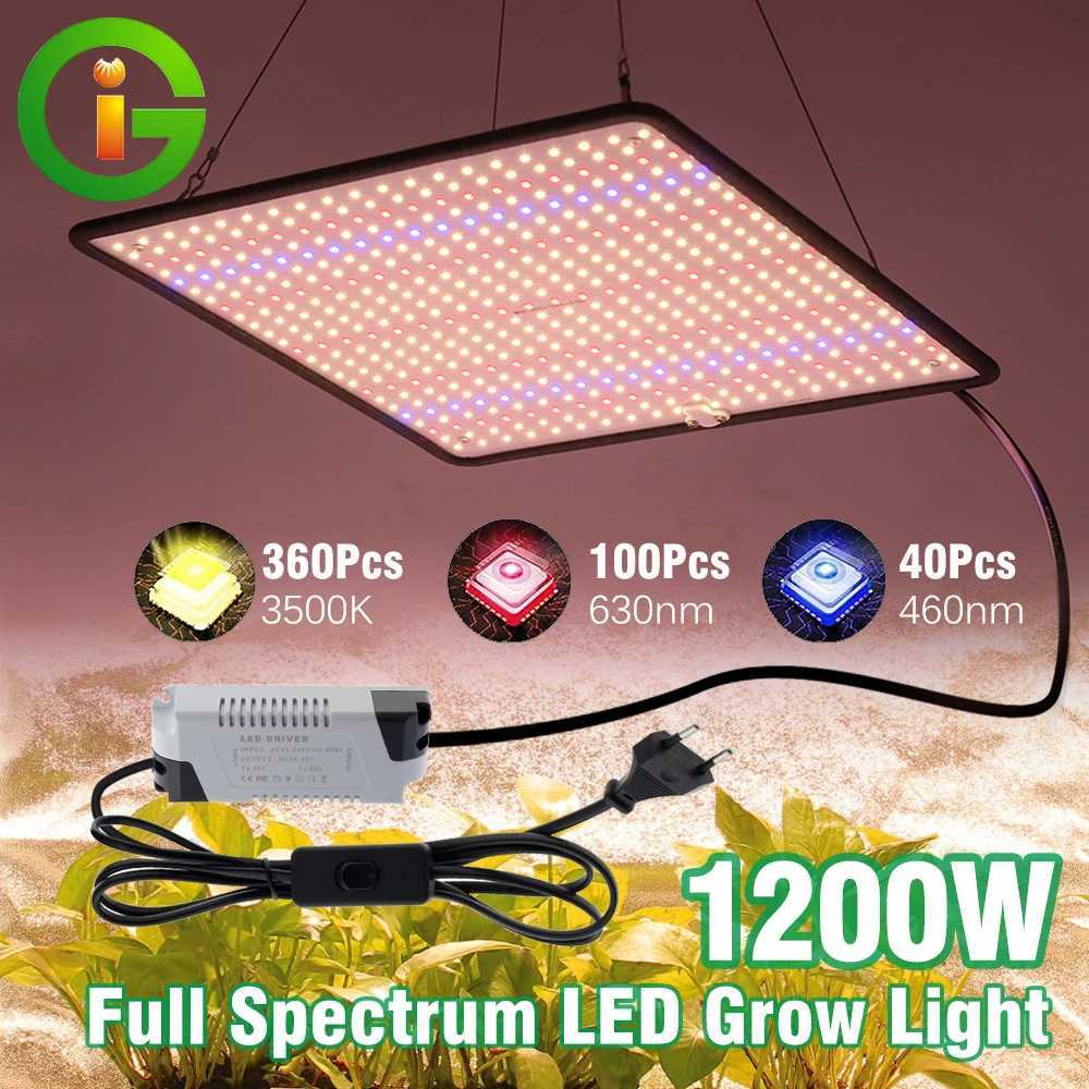 LED Grow Light Full Spectrum Phyto Lamp AC85-240V 40W For Indoor Grow Tent Plants Grow Light XJ250526
