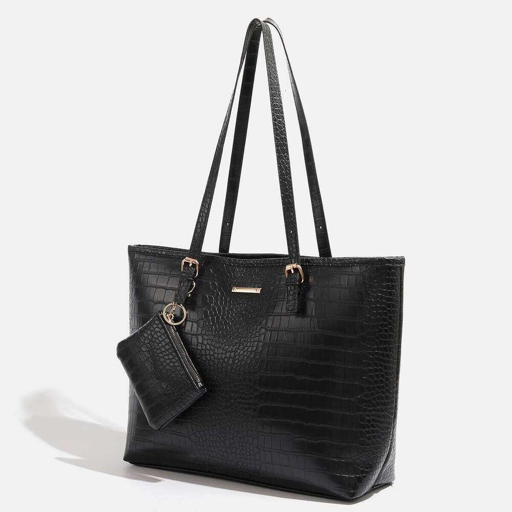 Women's Bags Designer Europe And The United States New Two-Piece Women's Handbag Shoulder Crocodile Pattern Simple Fashion Bag