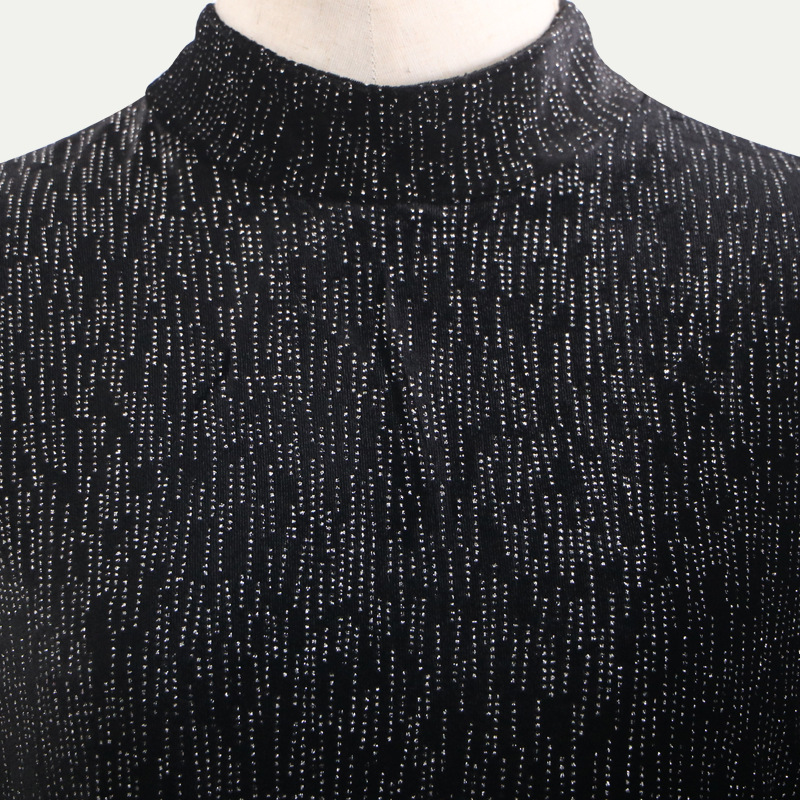 New Spring/Summer Dress Womens Sexy Spliced Long Sleeve Wrapped Hip Skirt