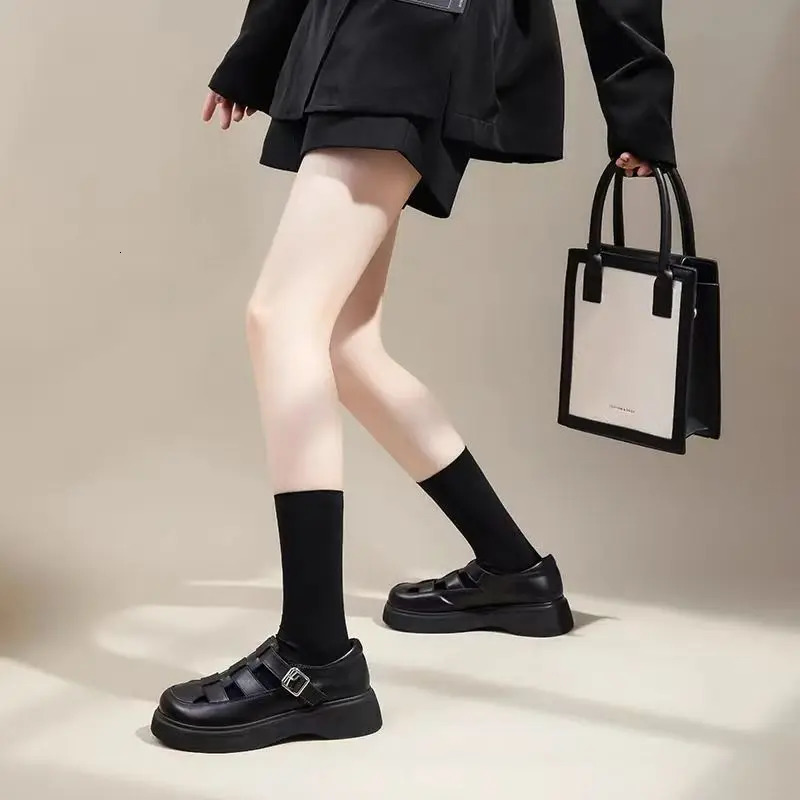 Womens Breathable Mesh Sandals with Adjustable Buckle Chunky Platform Wedge Heel Casual Comfort Shoes for Summer Walking 250526