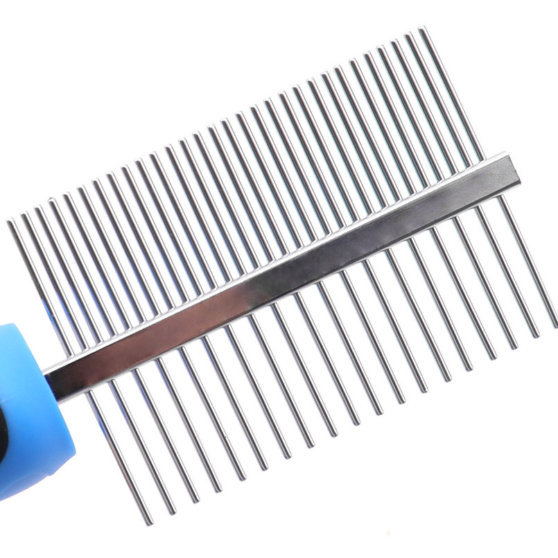 Pet Fine Tooth Rake Dog Hair Magic Grooming Tool Supplies Cat Comb