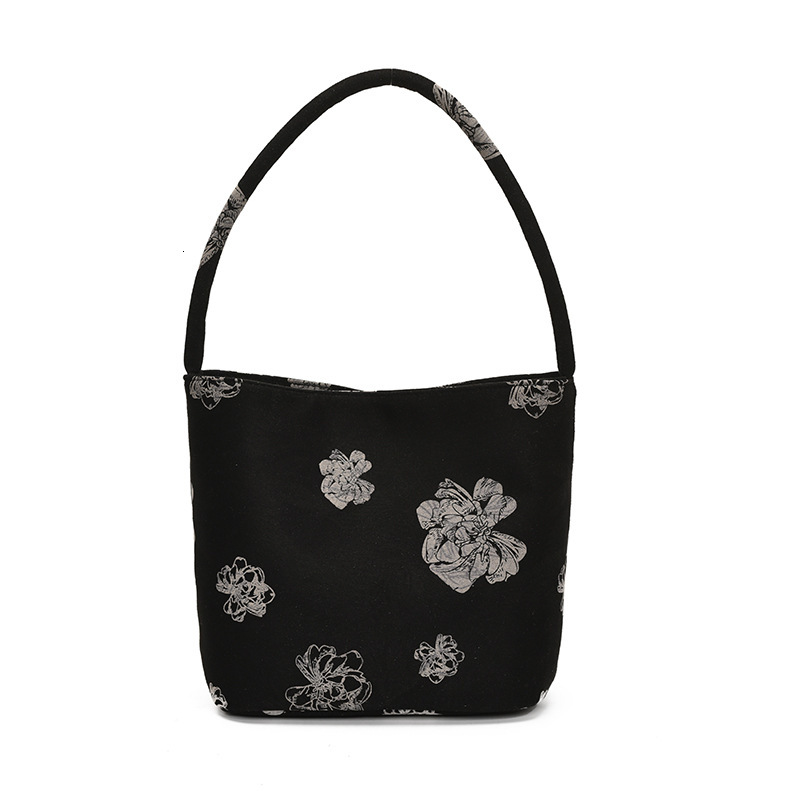2025 Floral Handheld Bucket High-Value Exquisite New Chinese Style for Women Niche Shoulder Bag