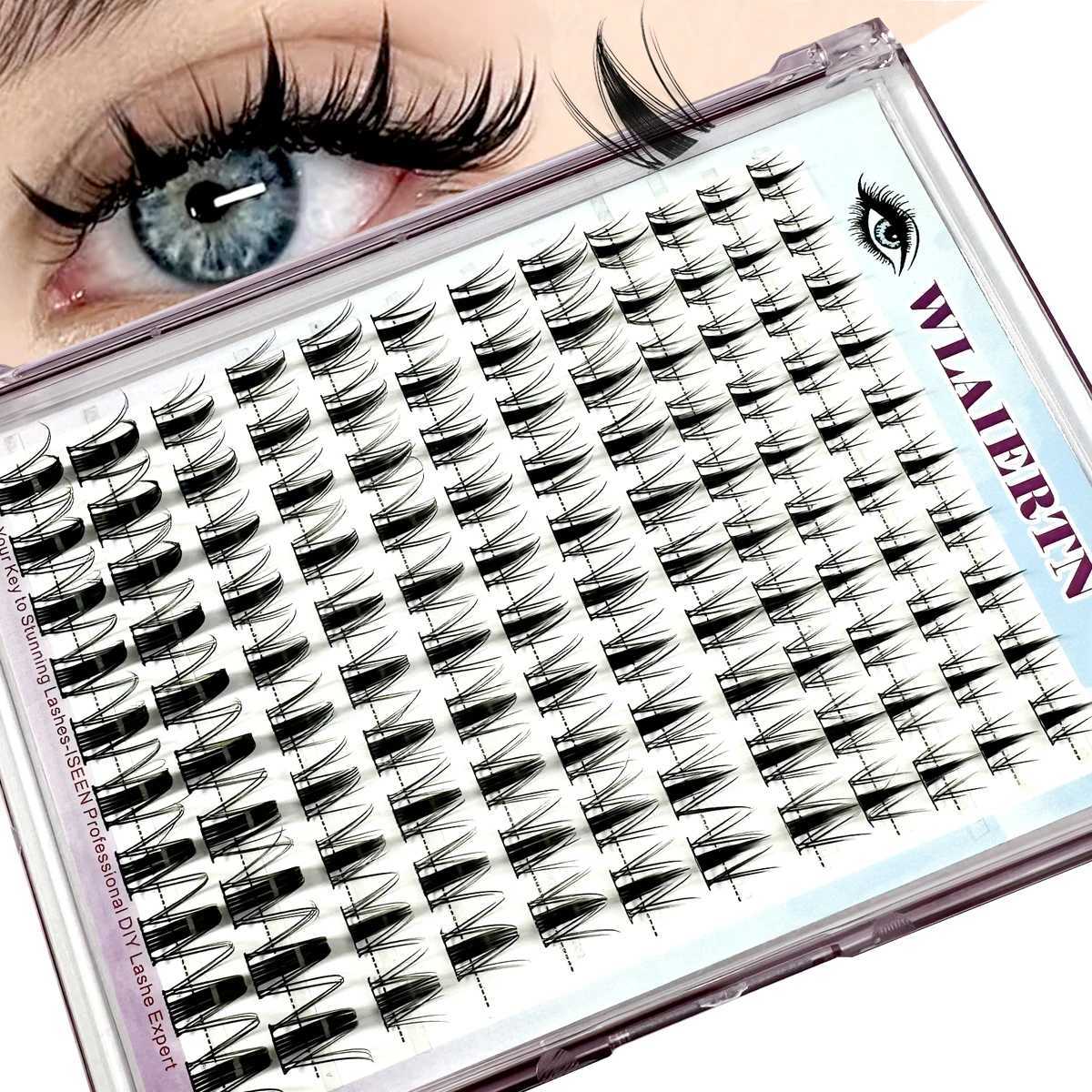 10 rows 8-16mm Individual Eyelashes Wholesale 10-12mm Cluster Lashes Natural Anime False Eyelashes Extension Makeup z250526WP0D