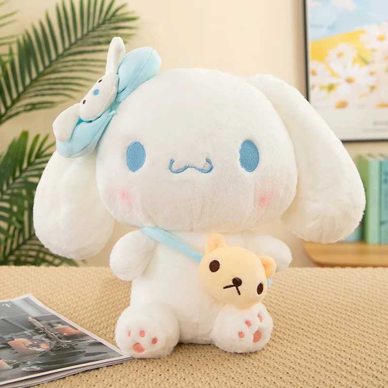 40/50cm Sanrio Kuromi My Melody Cinnamoroll Plush Dolls kawaii Soft Stuffed Pillow Anime Figure Cartoon Decor Kids Toys Giftsw250526