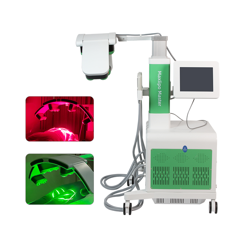 FDA/CE 532nm Green 635nm Red Light Slimming Lipo Cold Laser Therapy Device 10d Green Light Laser Cryo Plate Weight Loss Machine